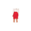 Jupe longue rouge Maria 